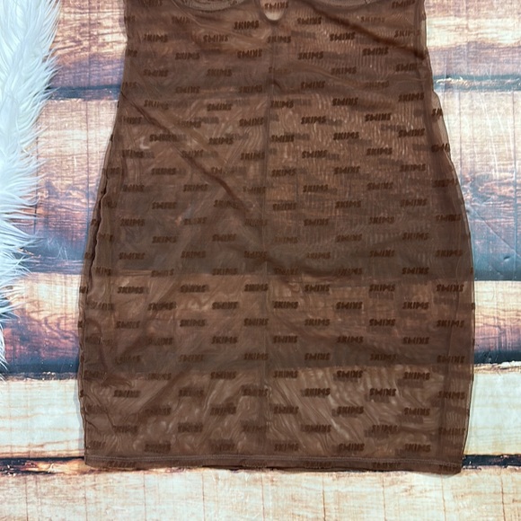 RELISTED Skims After Hours Logo Slip Dress Lingerie - Picture 7 of 14